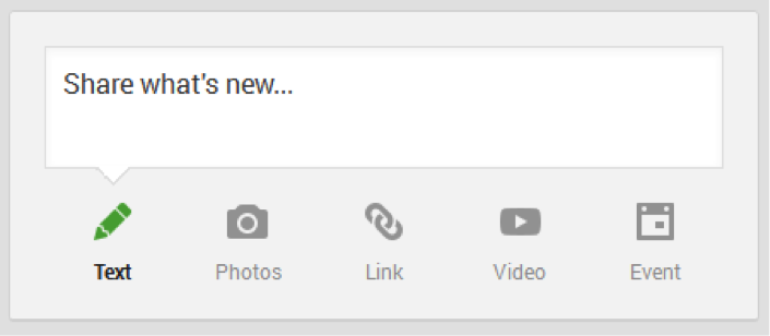 Google + Screenshot