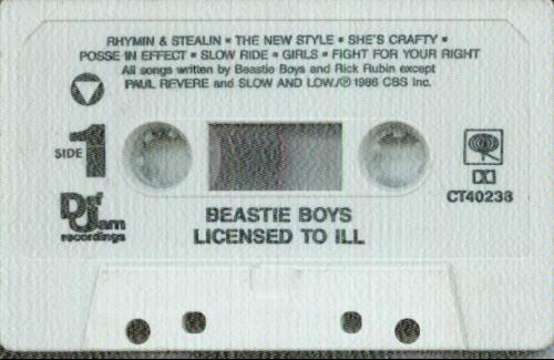 Beastie Boys - license-to-ill-cassette