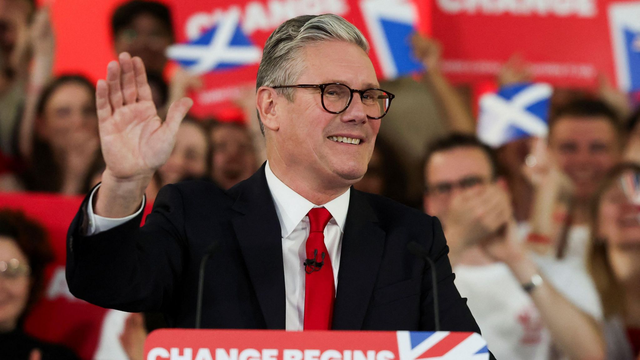 Kier Starmer - Labour wins the UK Election by a huge majority in 2024